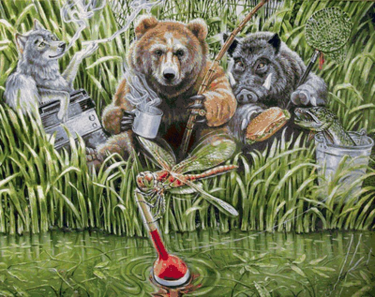 Охота и рыбалка арт