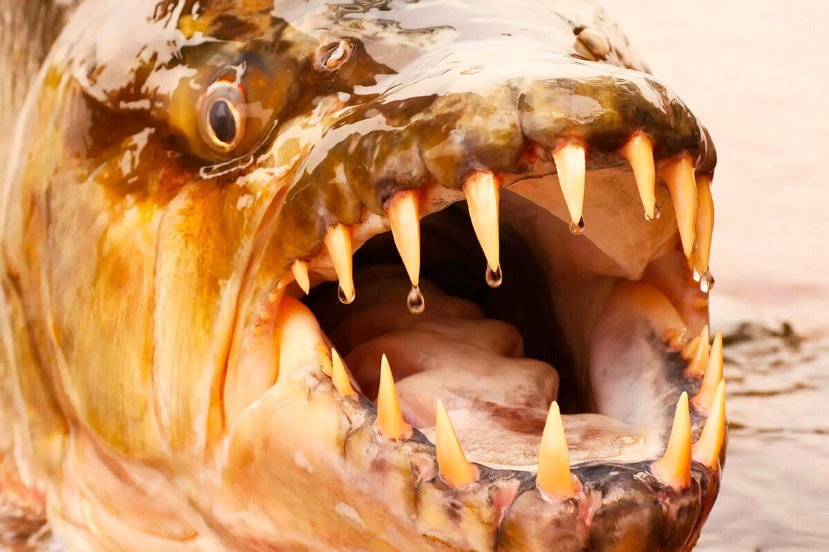 Пиранья Пигоцентрус Наттерера Доисторическая