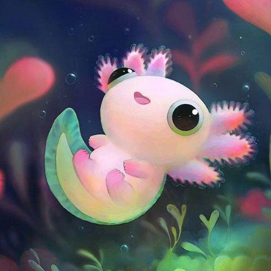 Аксолотль рисуночек