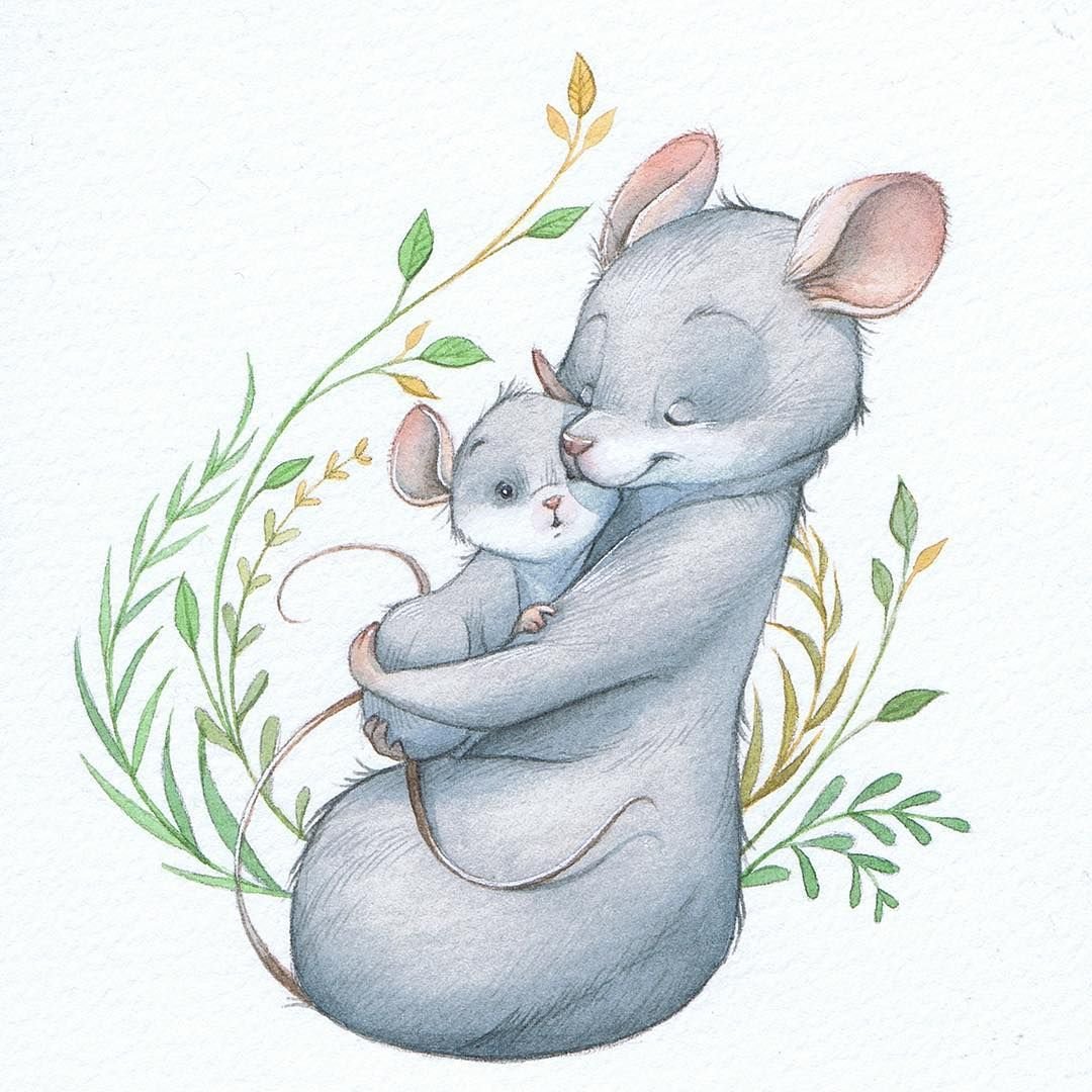 Амигуруми мышка