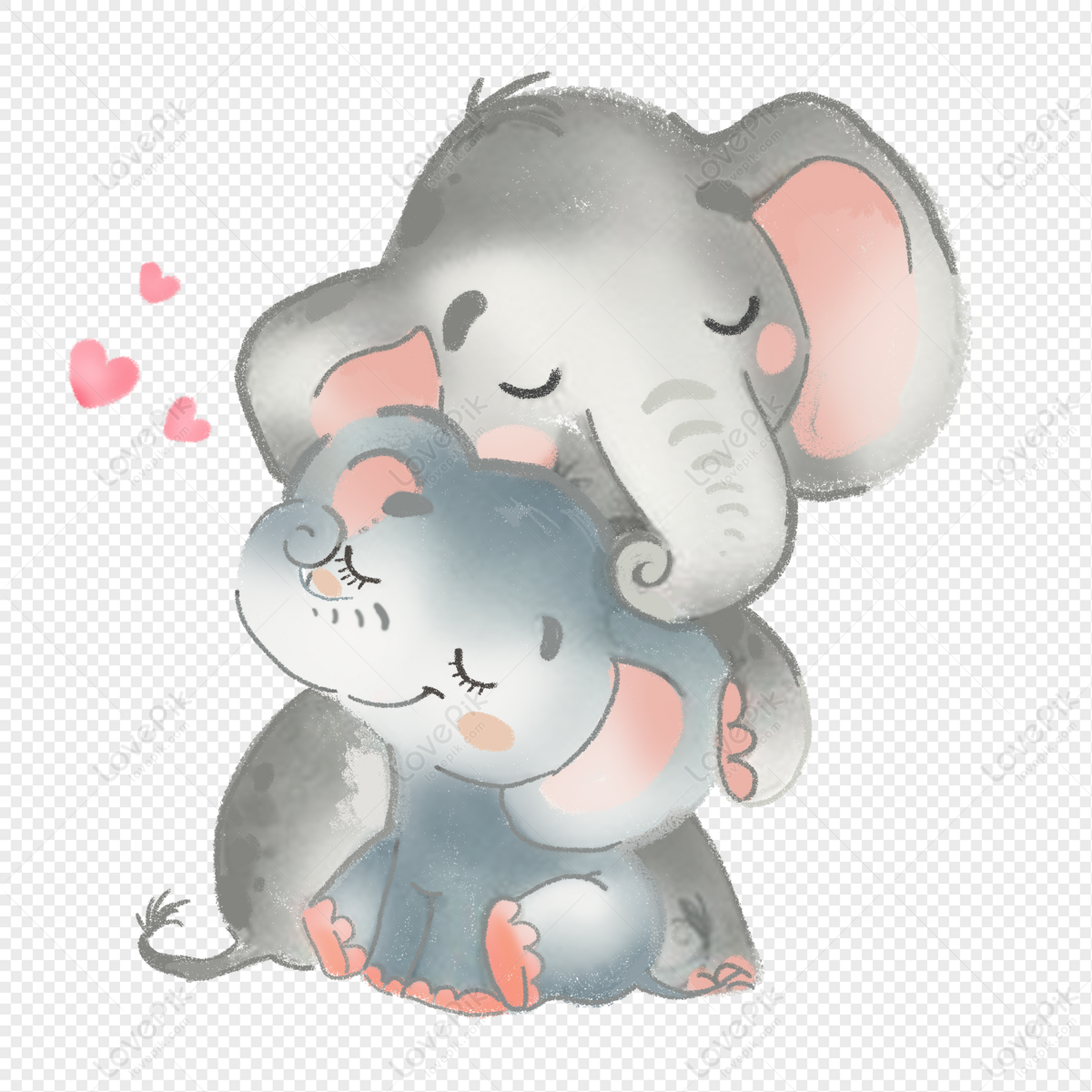 Лёгкие рисунки слоника