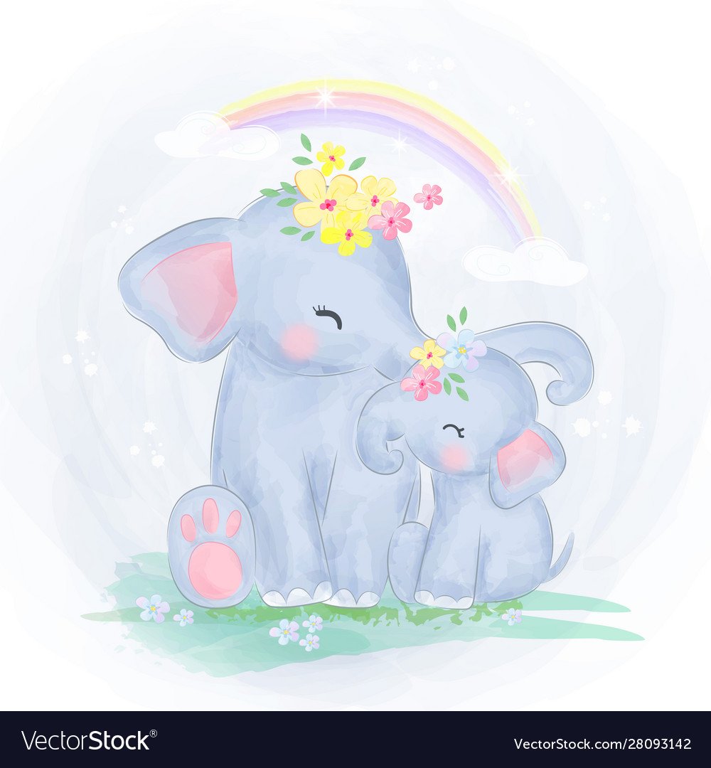 Мама и слоники и шарики