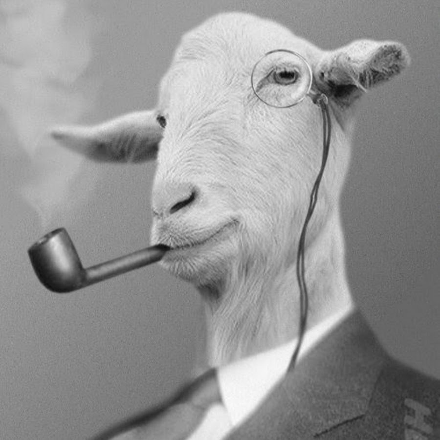 Козёл с сигаретой