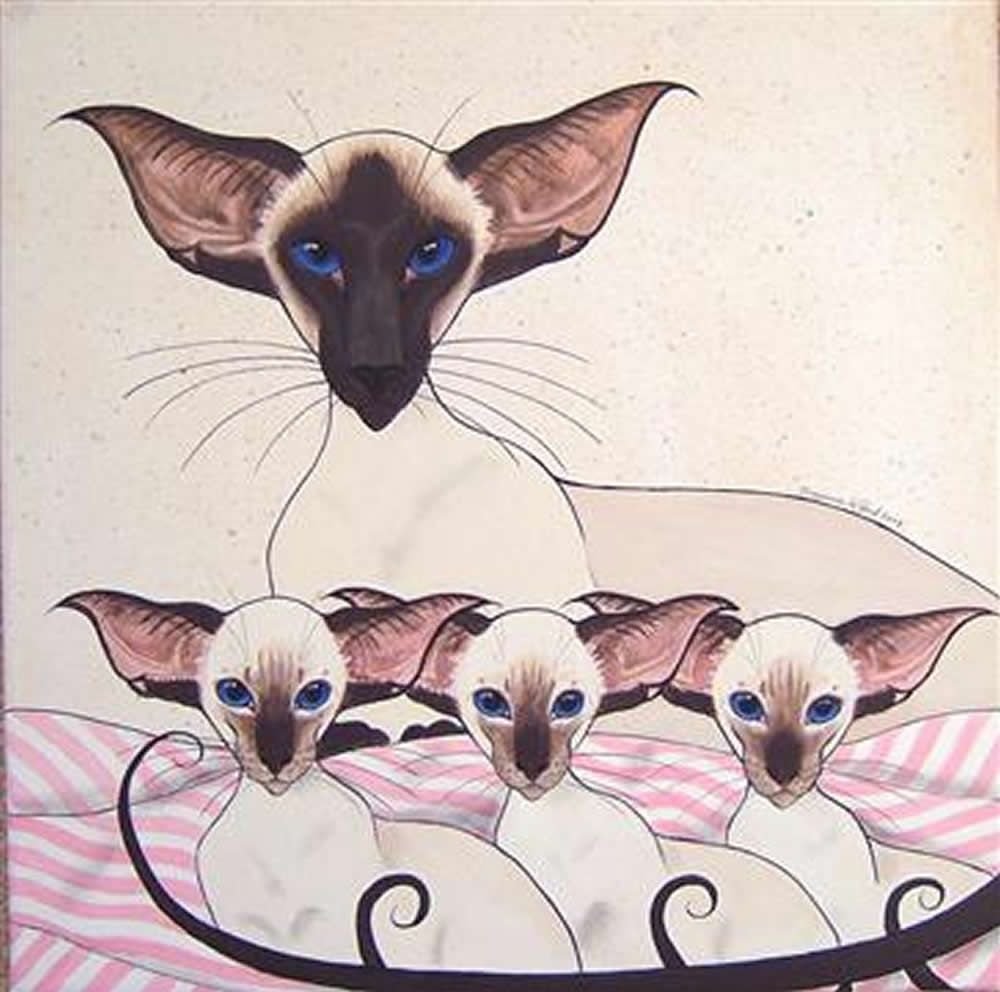 Ориентал Добби кошки