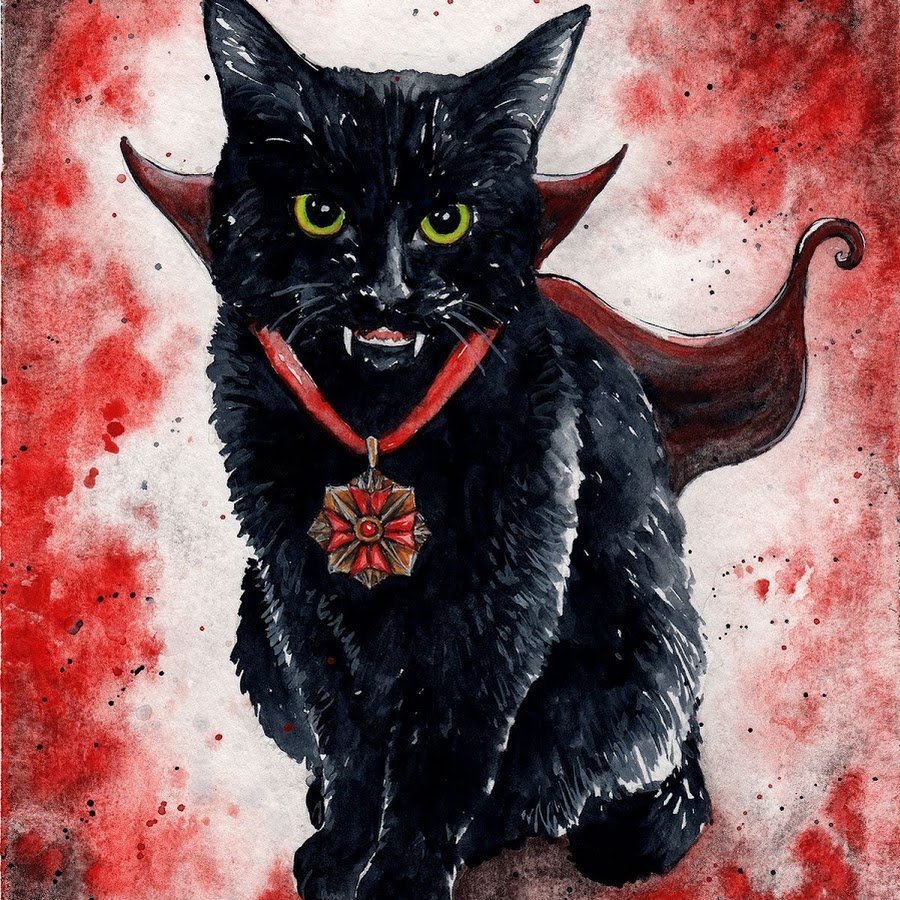 Кот Дракула Монк