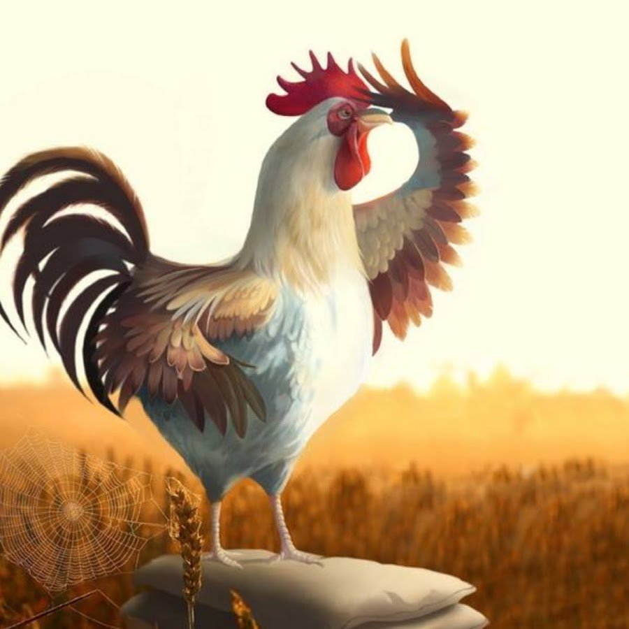 Петух с надписью хэерле иртэ