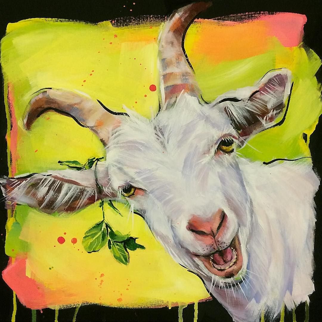 Коза в живописи