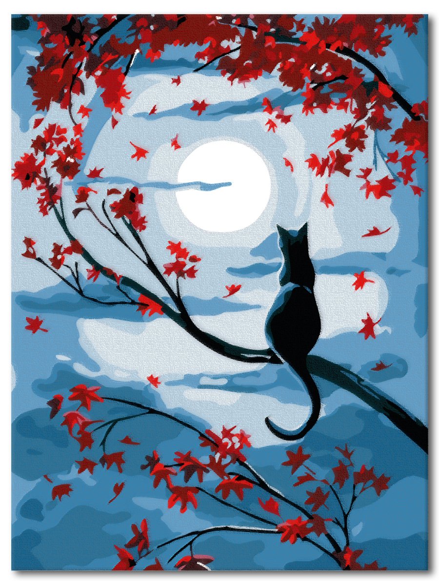 Кошка на ветке