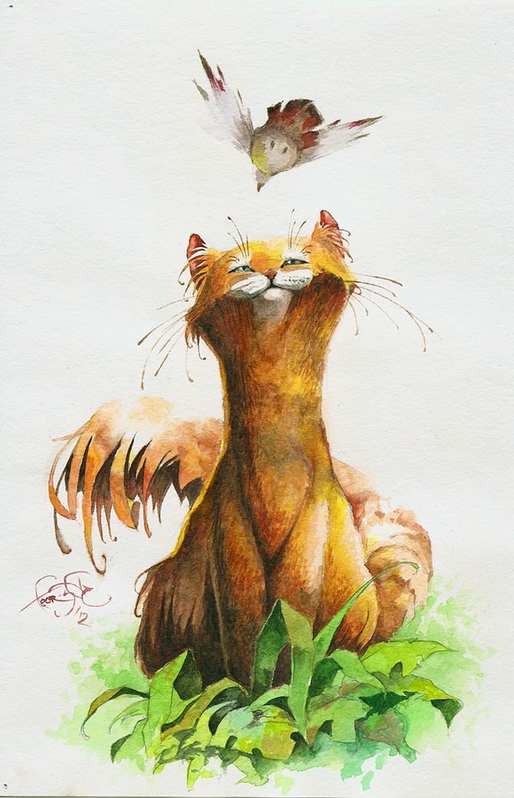 Иллюстрации котов