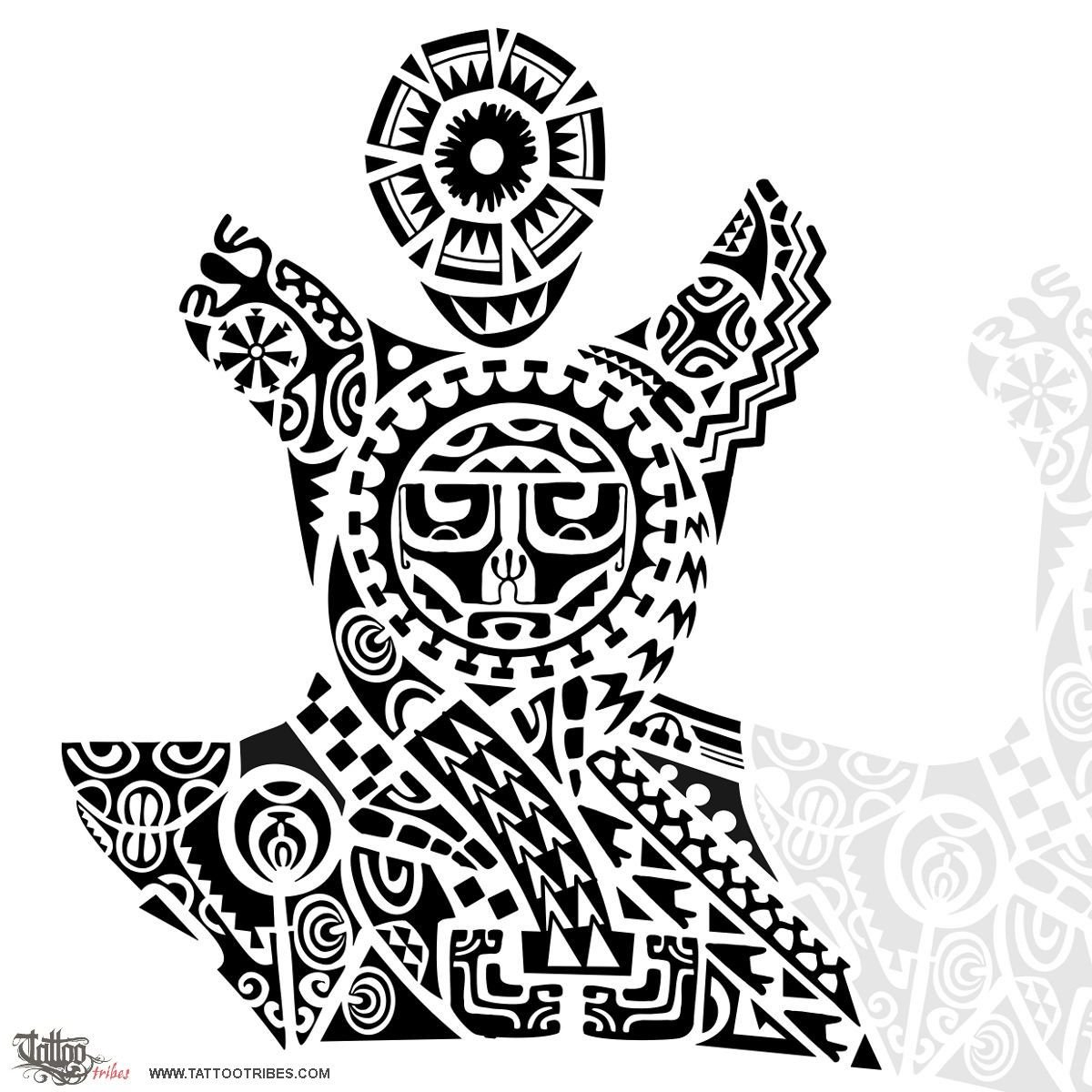 Тотемное животное тигр Мандала