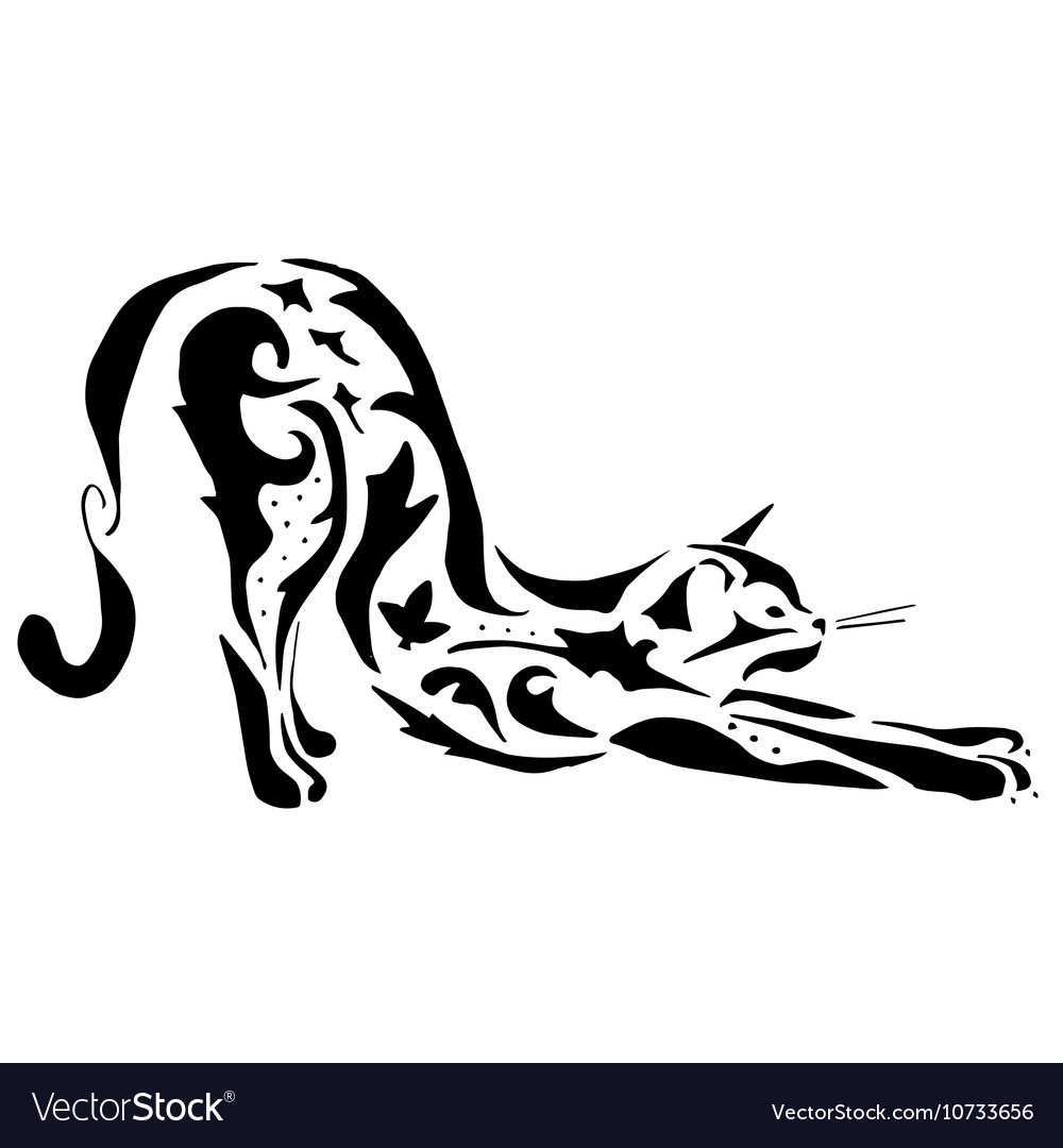 Кошка стилизация