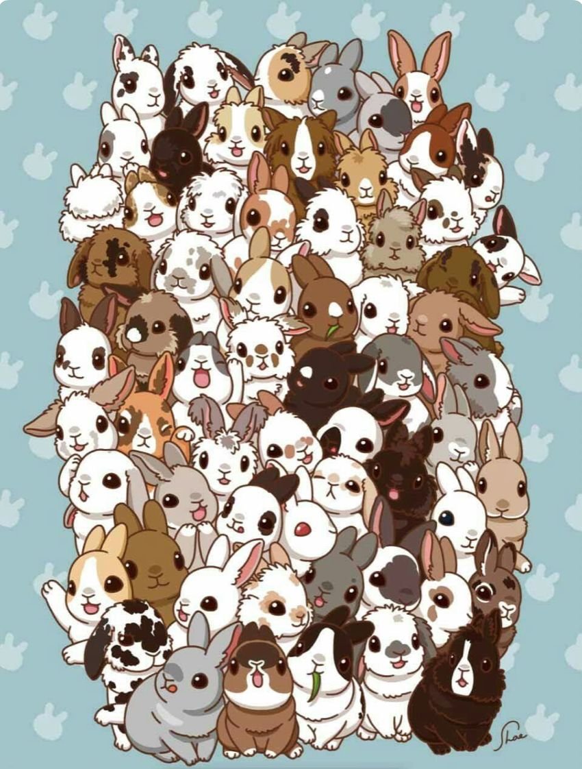 Наклейки зайчики