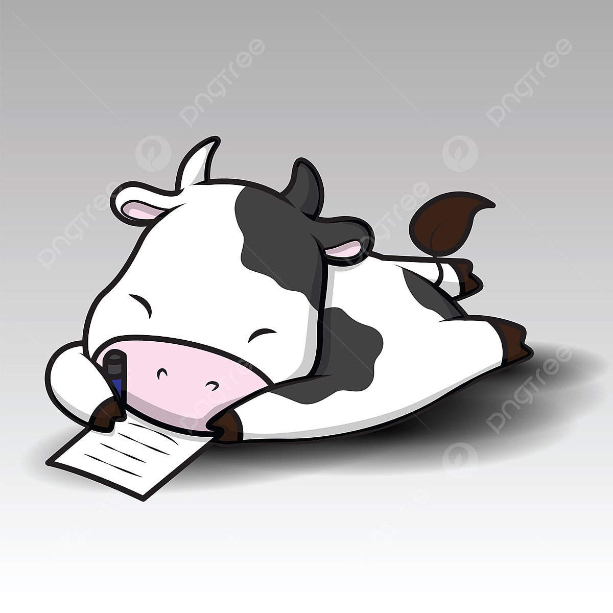 Корова Минимализм