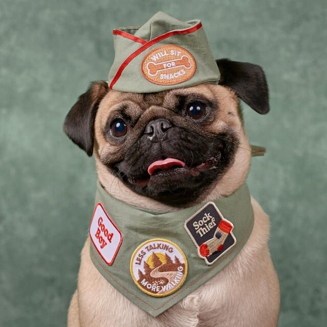 Мопс на аву