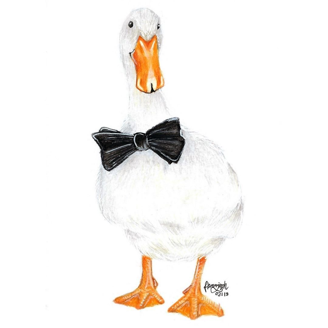 Гусь в бабочке