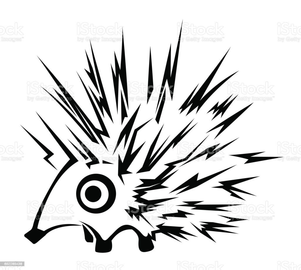 Еж стилизация