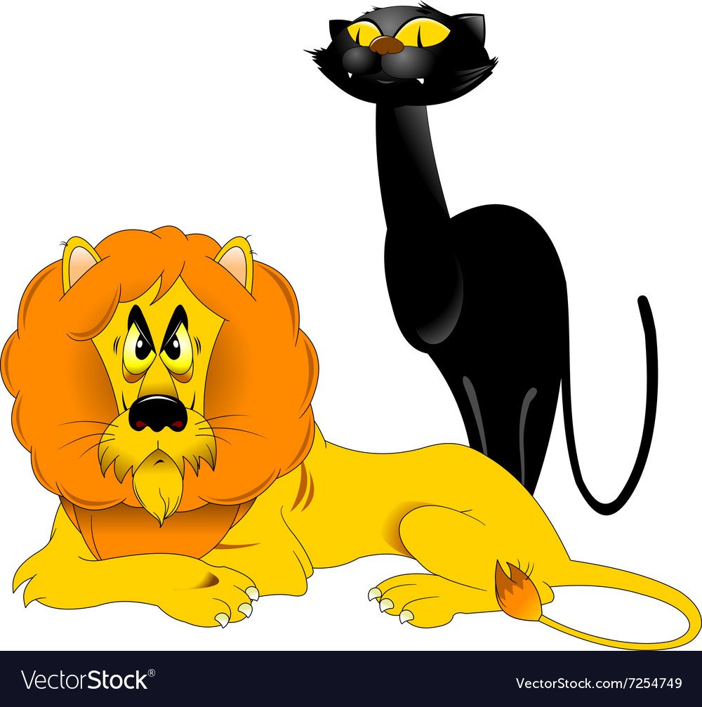 Лев и пантера любовь