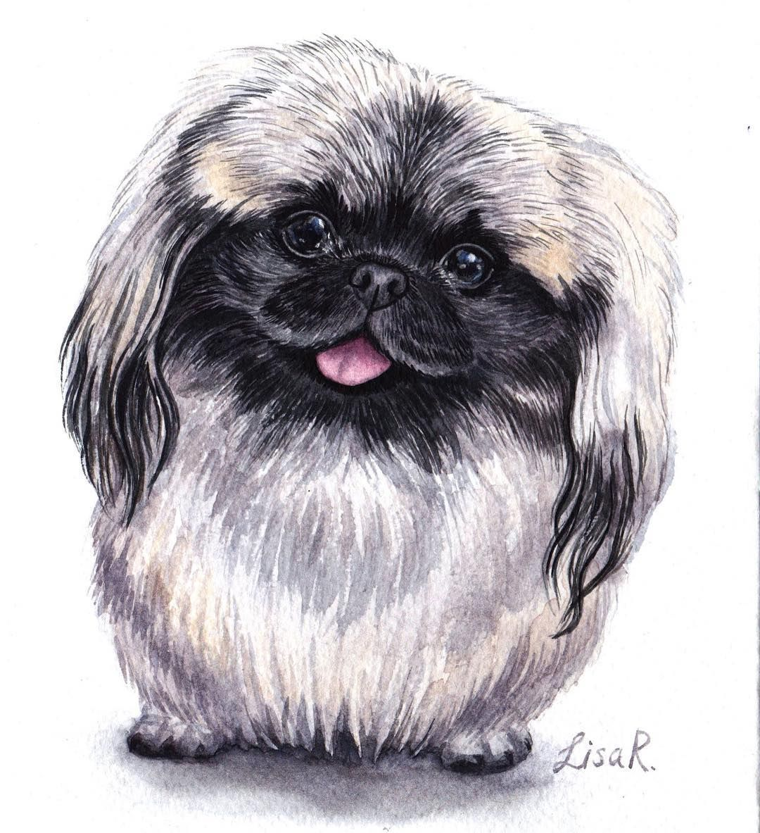 Японский Хин в живописи