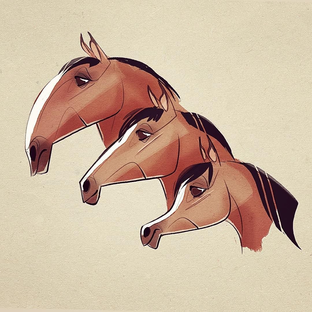 Стили рисования лошадей