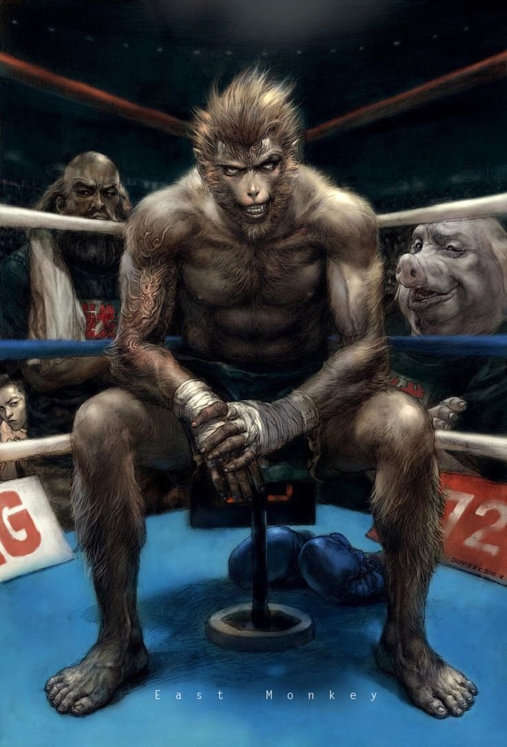 Медведь тайский бокс