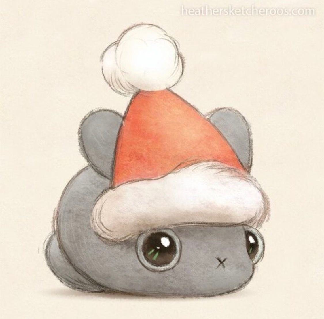 Новогодние рисунки для срисовки милые