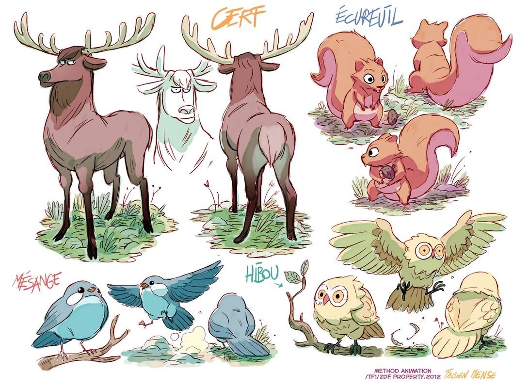 Дизайн персонажа животное