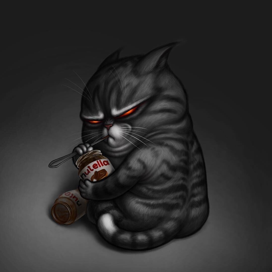 Кот с сигарой