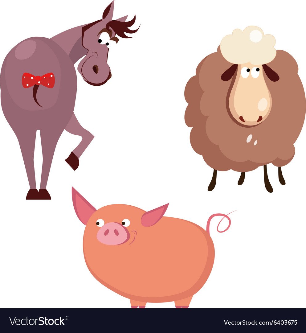 Ослик и свинья