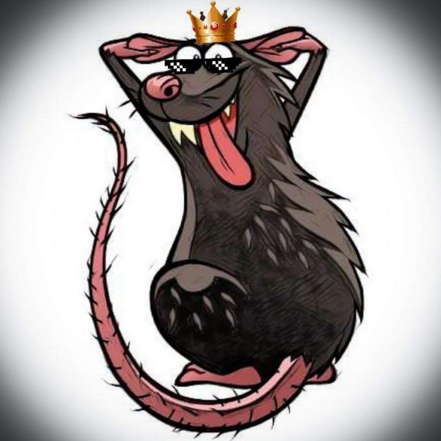 Крыса мультяшная злая