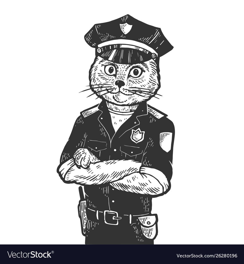 Кот полицейский