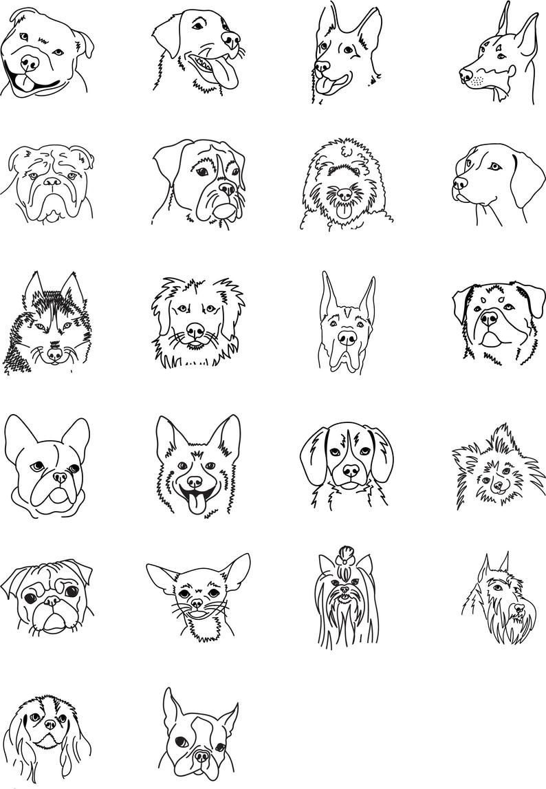 Американский булли силуэт