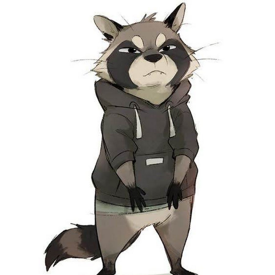 Енот арт персонаж