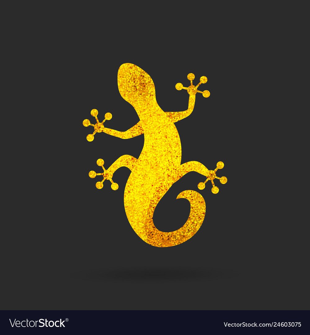 Золотая саламандра значок