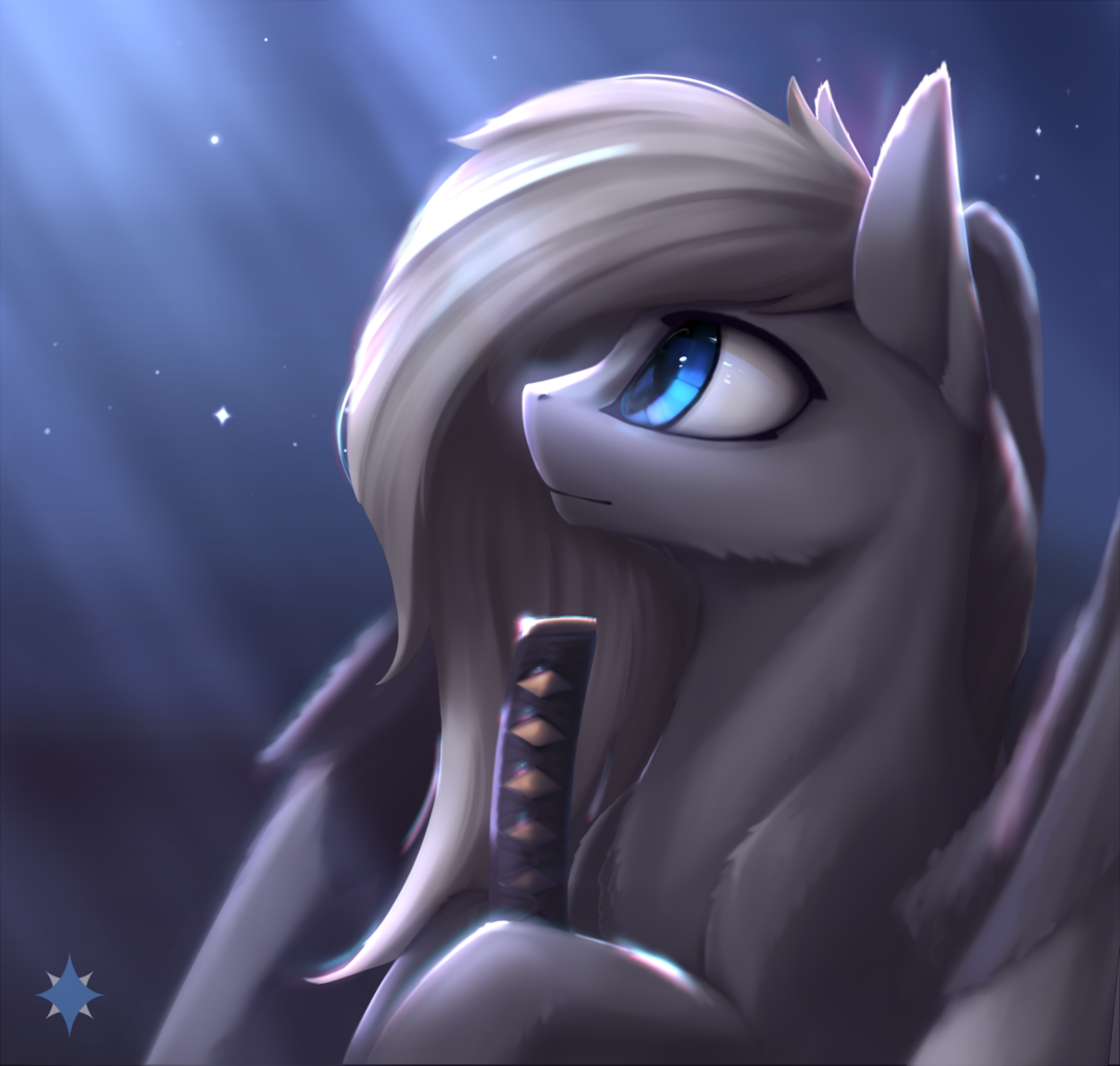 Белая пони арт