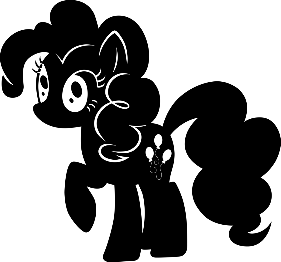 Пони силуэт