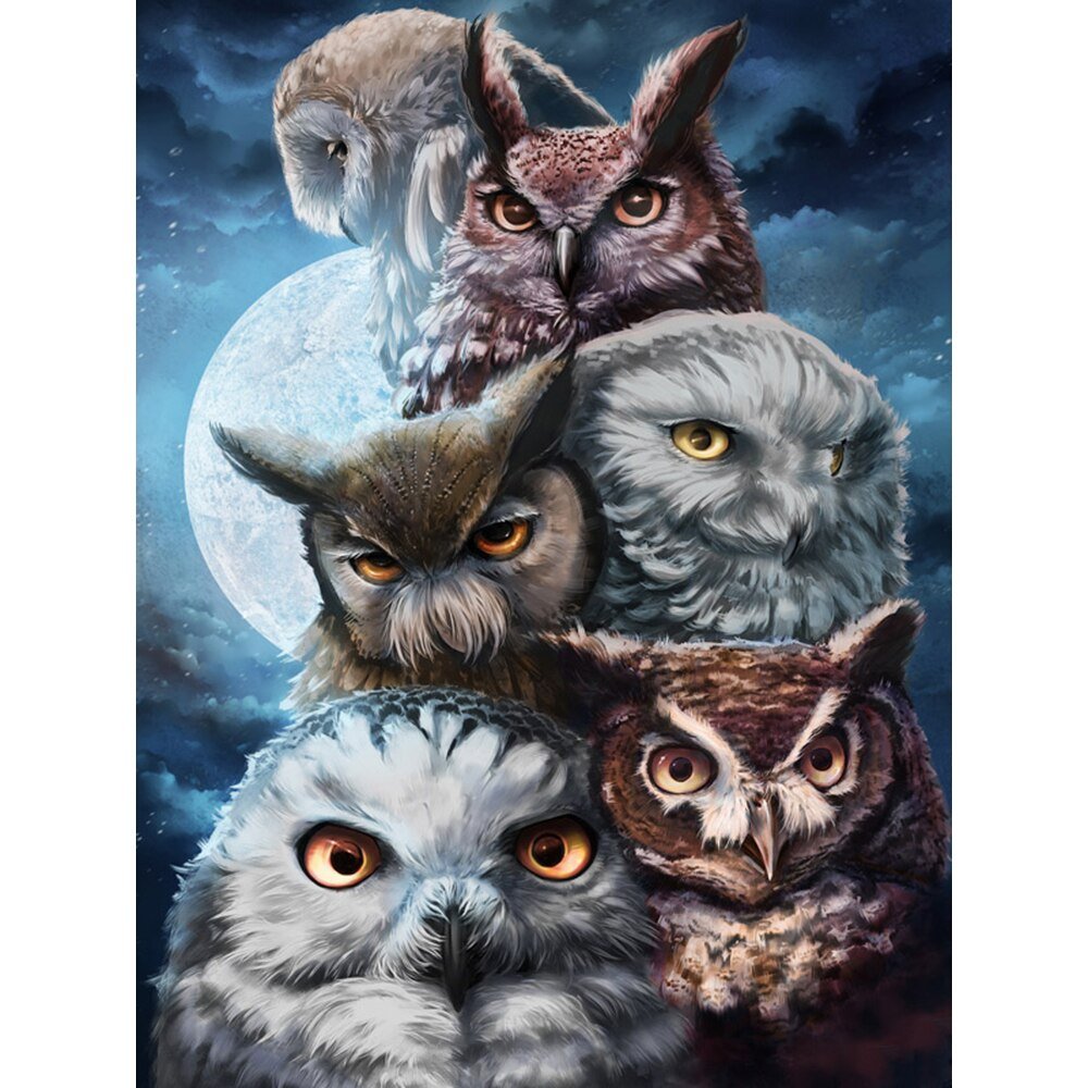 Ночные Совы алмазная живопись