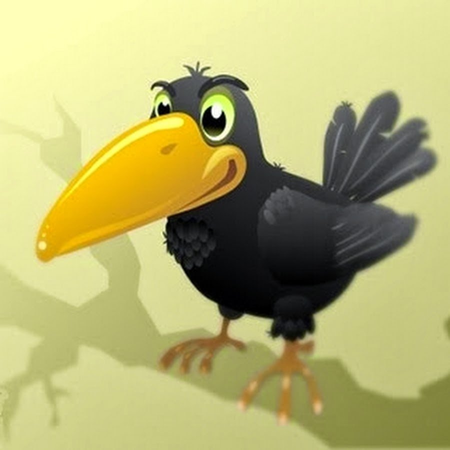 Ворона из мультика