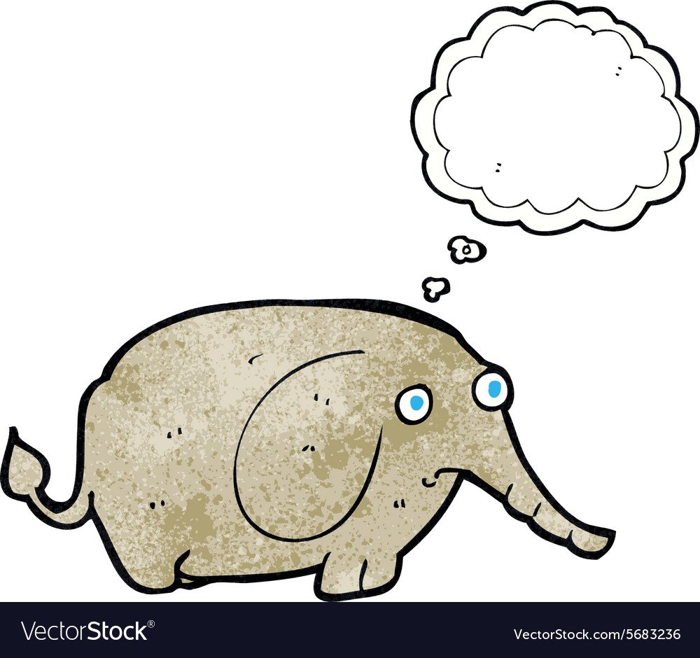 Грустный Слоник рисунок