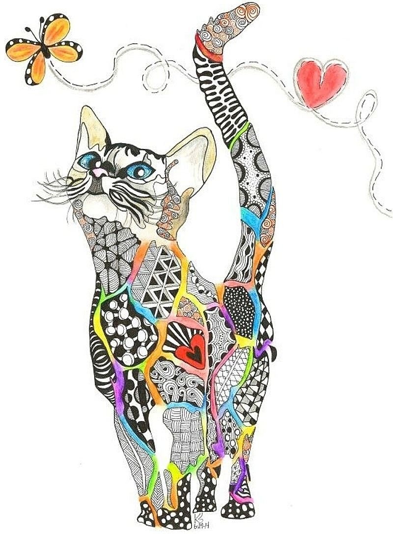Стилизованные коты