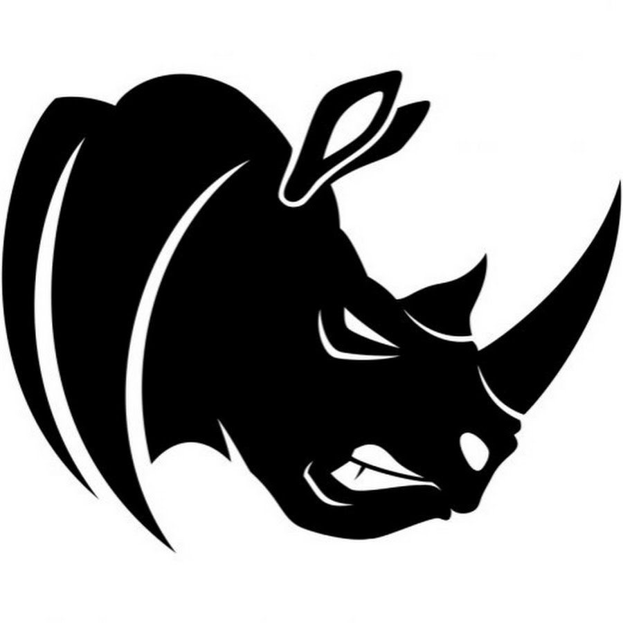 Скульптура головы носорога