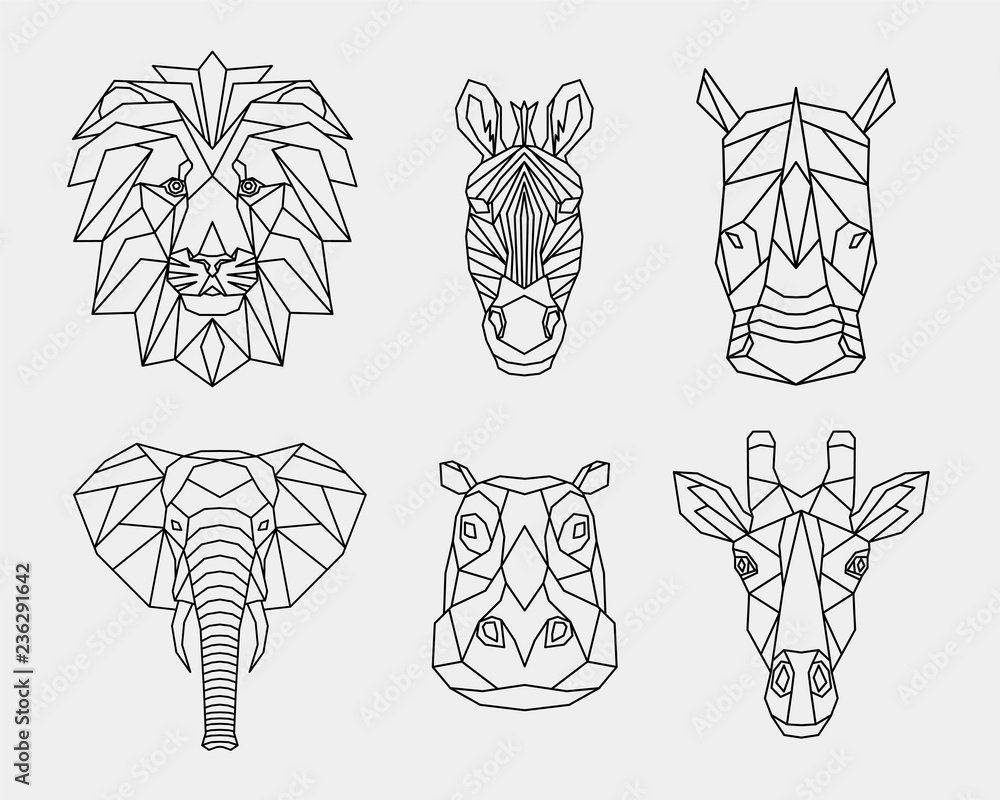 Голова носорога из фанеры