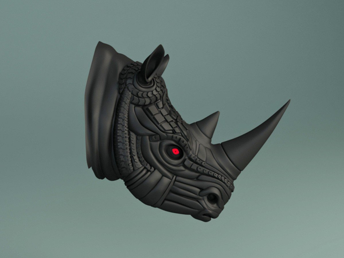 Геометрический рисунок головы жирафа