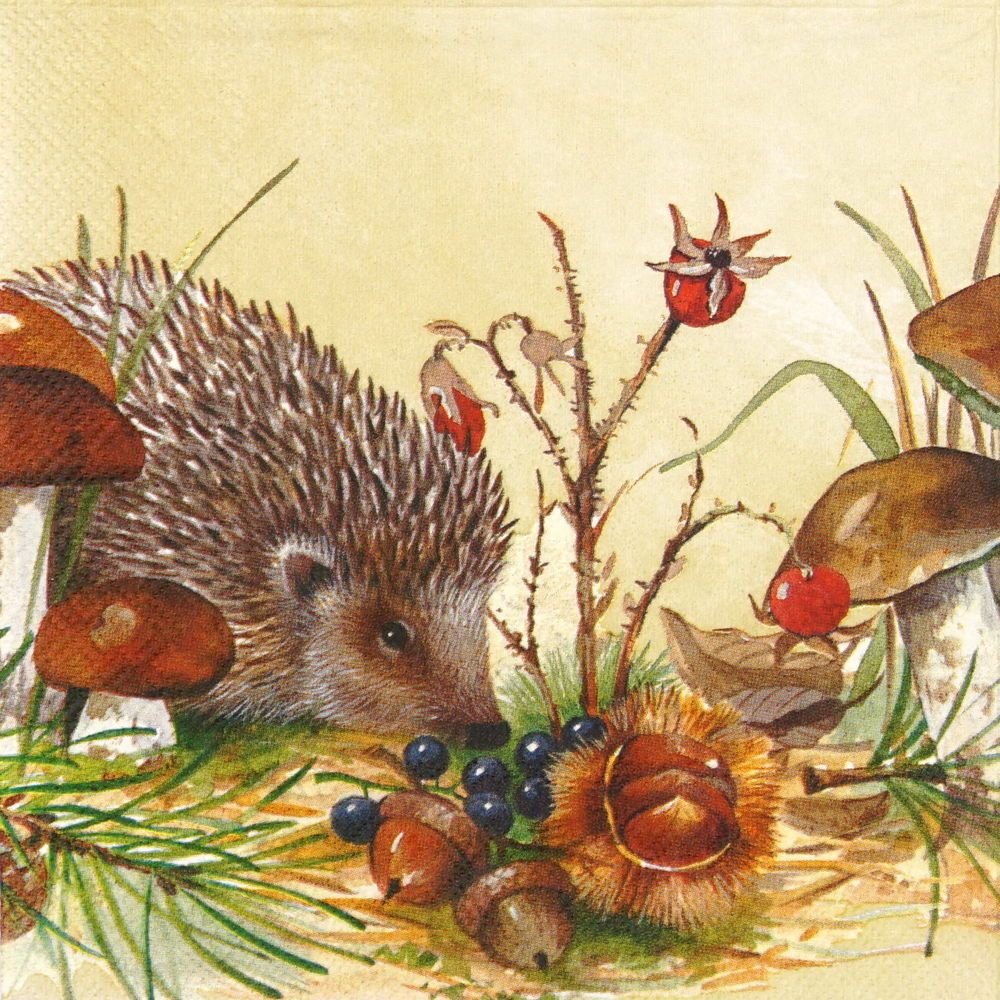 Салфетки с ежиками