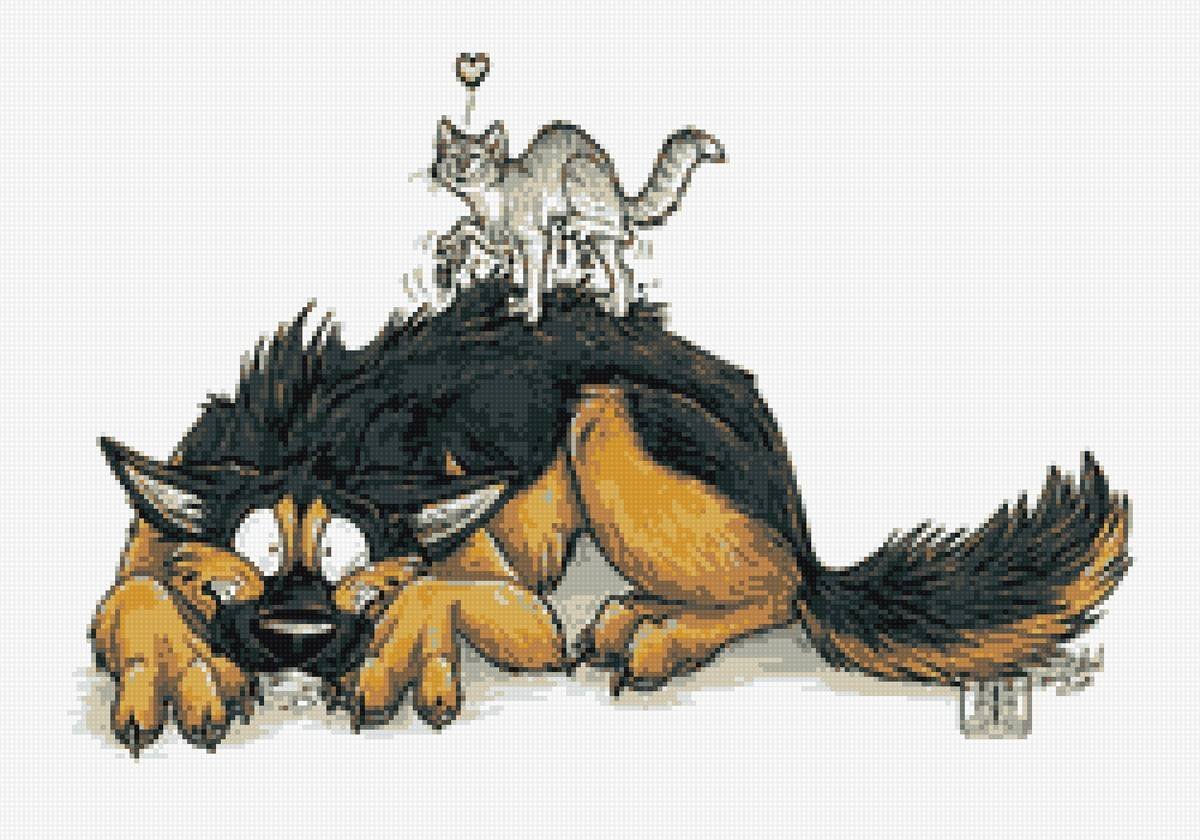 Арты кошек и собак