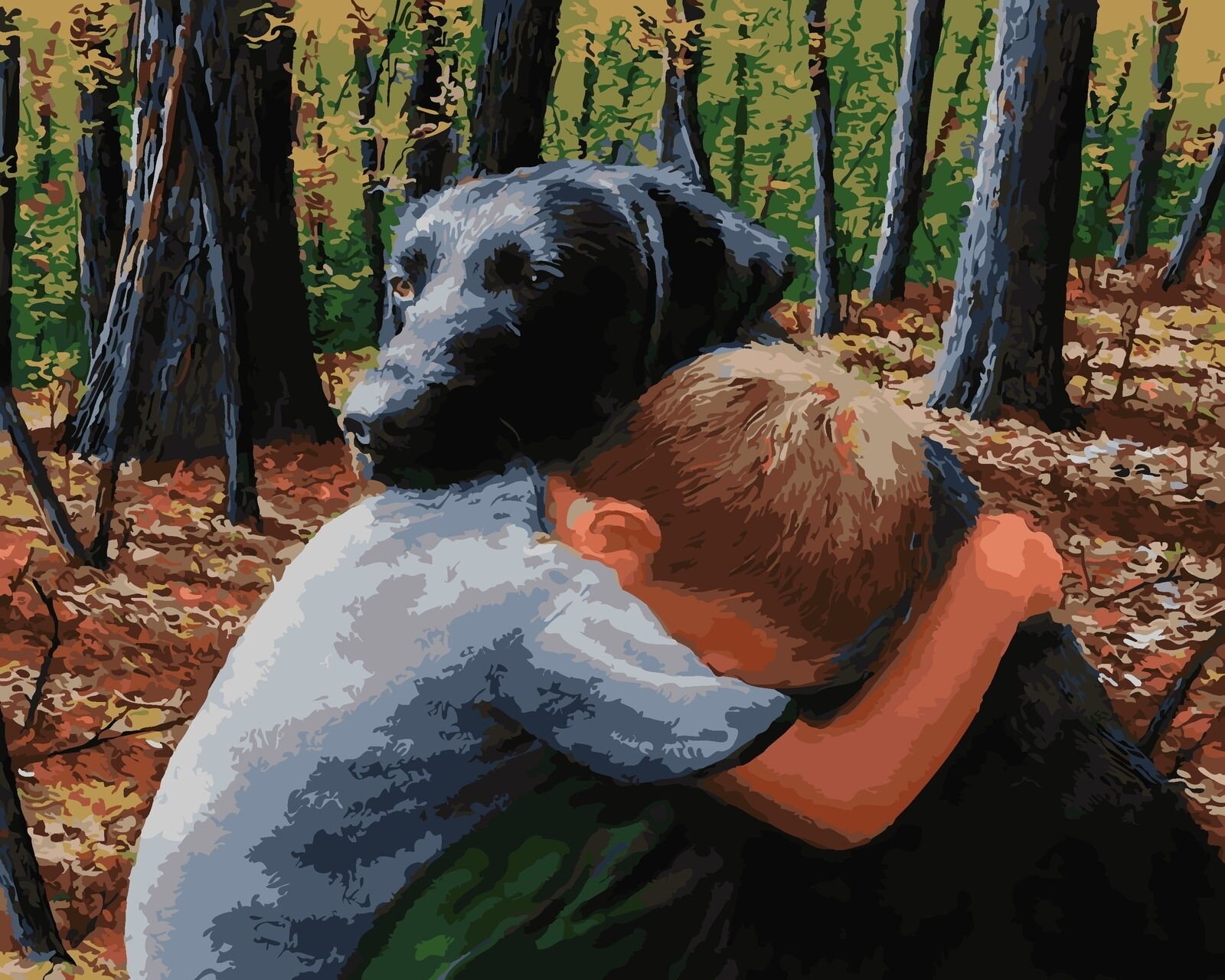 Картина верный. Американский художник реалист Кевин Даниэль. Американский художник Кевин Дэниел,собаки. Собака друг человека. Добро человек и животное.