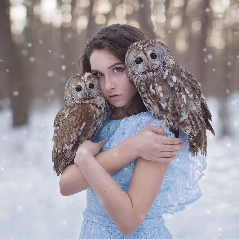 Девушка с совой