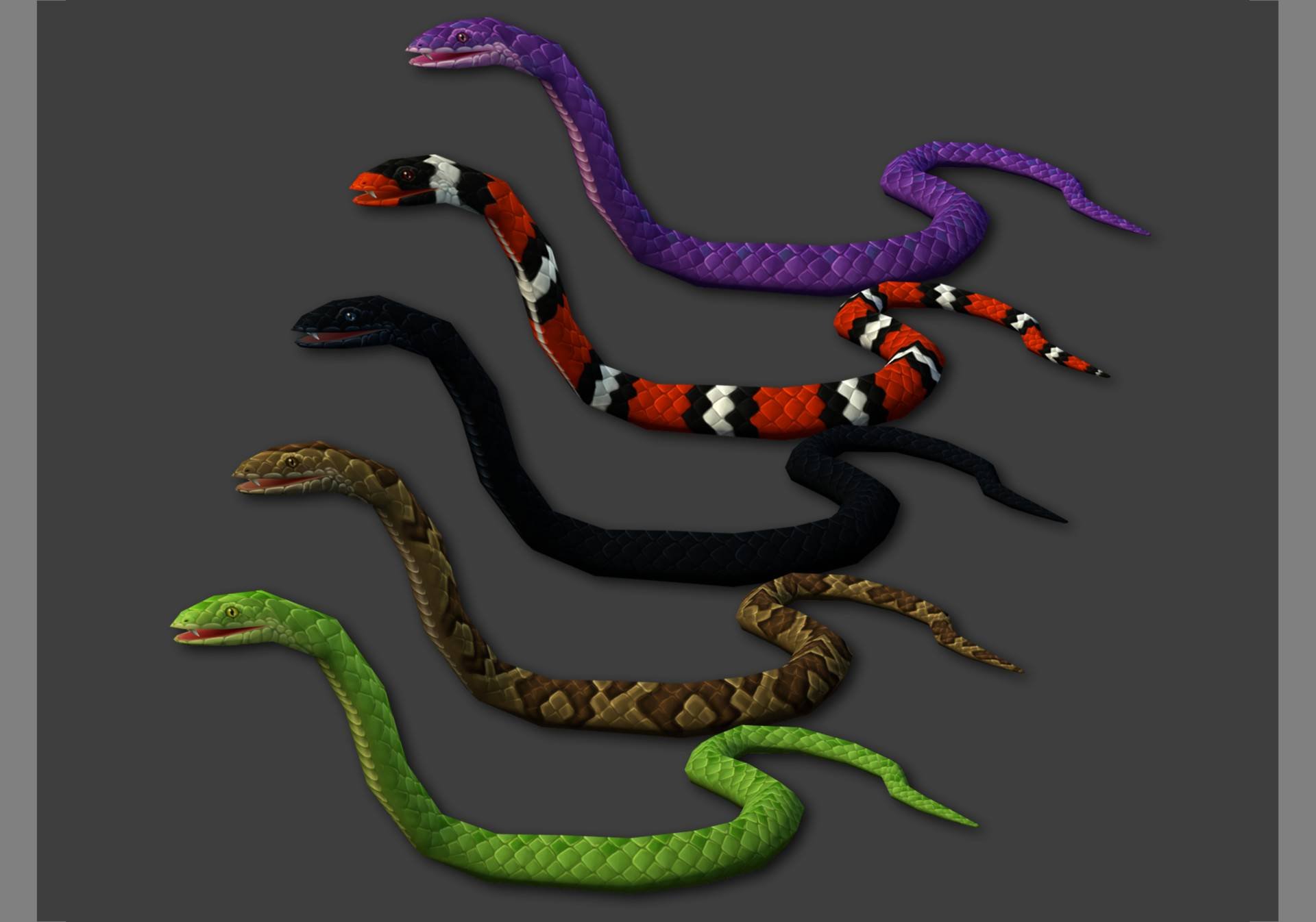 Мс змея. Ленточный Крайт змея. Змейка 3d (Snake 3d). Змея из игры.