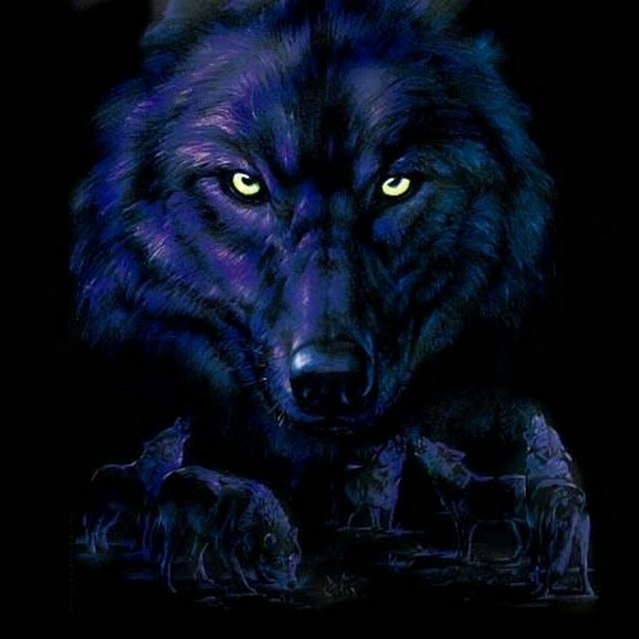 Аватарка Грозный волк