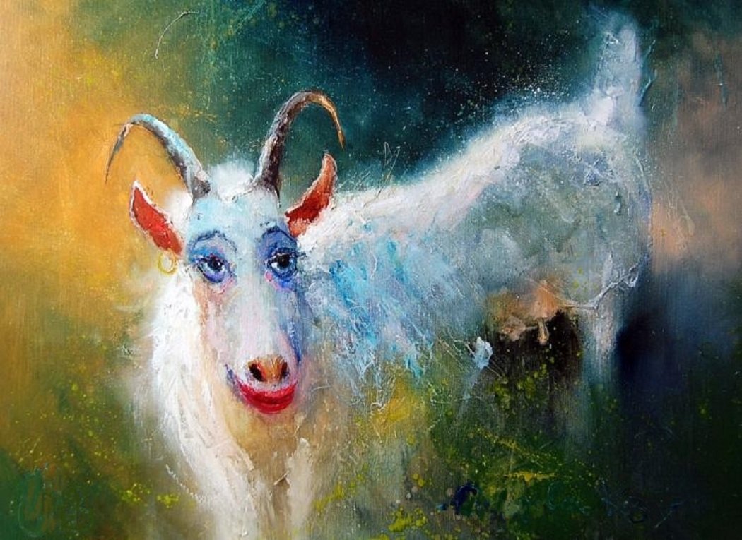Коза обои на рабочий стол