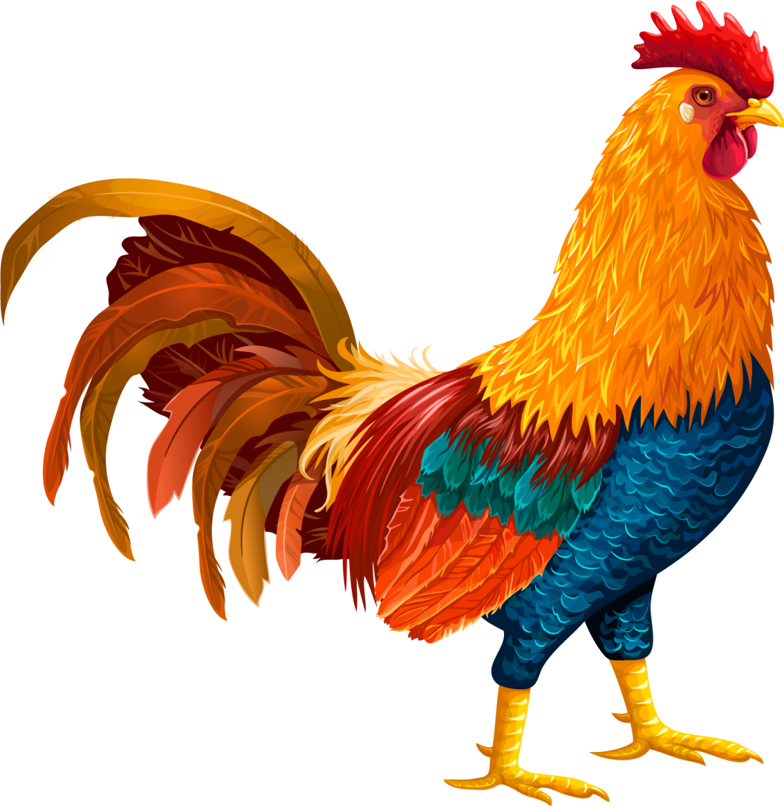 Вязаная игрушка курица